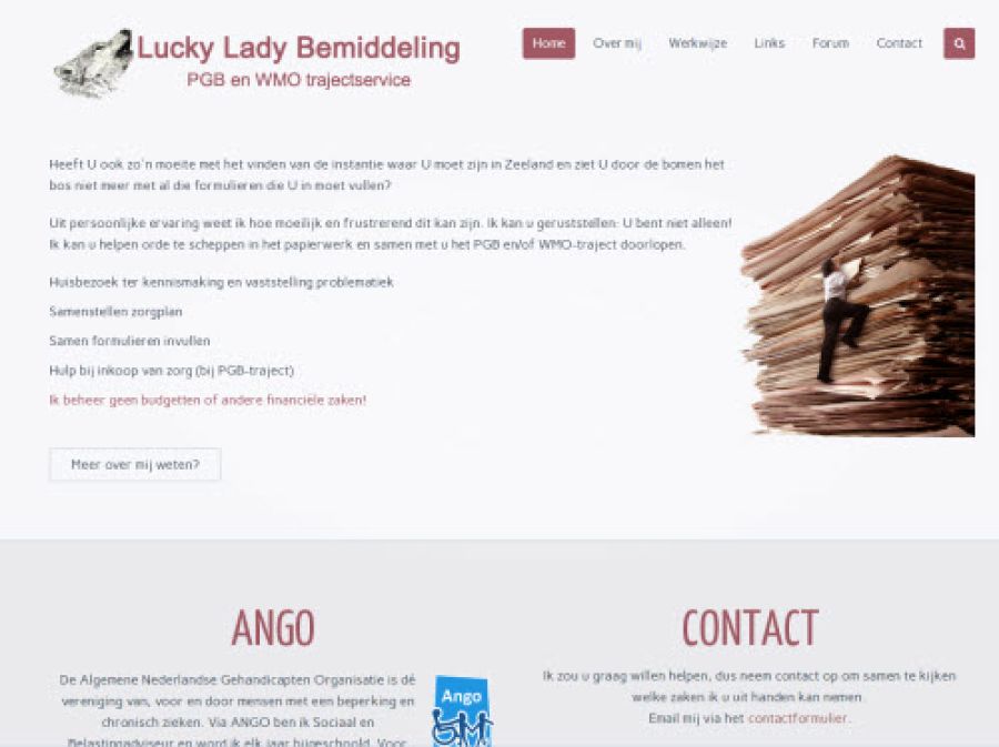 Portfolio De Jong One!; Lucky Lady Bemiddeling